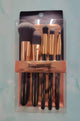 Travel Size Makeup Brush Set BLACK