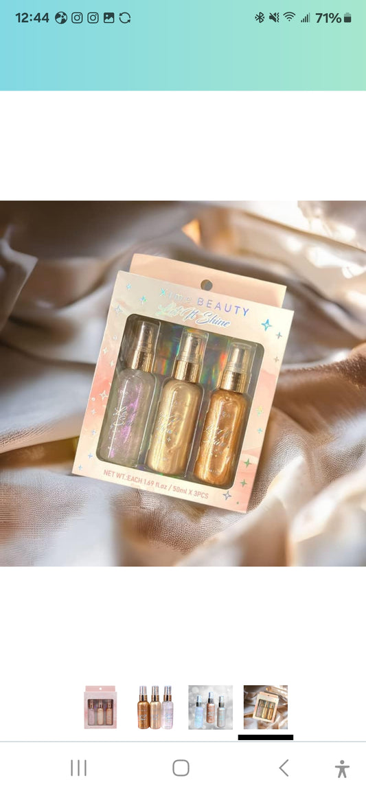 Xime Beauty Let It Shine Body Shimmer Spray