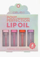 Celavi - 4 Pcs Pout Perfection Lip Oil Set