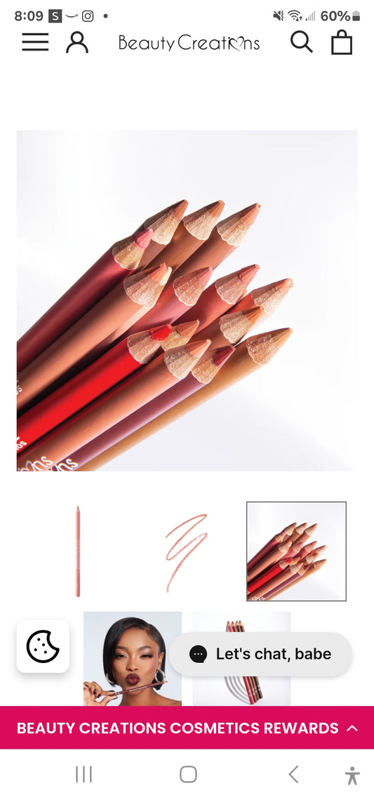 Beauty Creation Wooden Lip Pencil