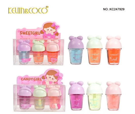 Kevin & Coco Sweet Lip Oil sets.